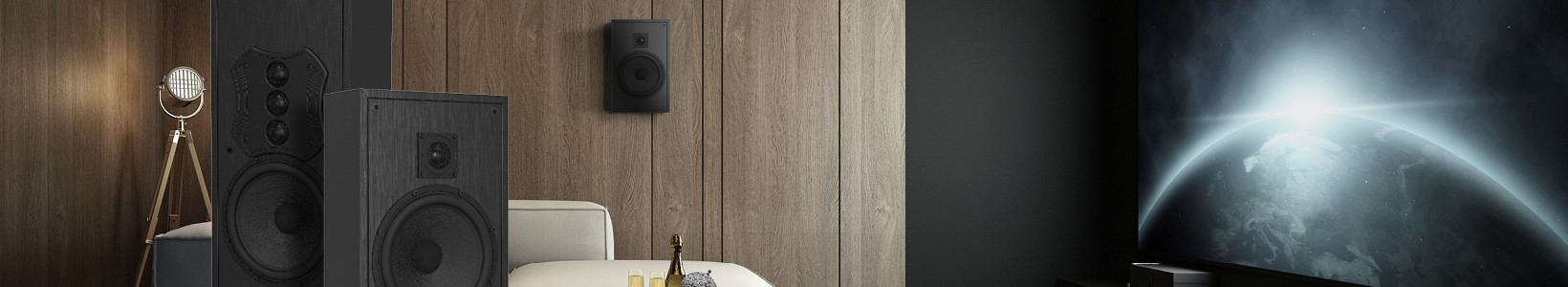 Black Series On Wall/ In Wall Speakers